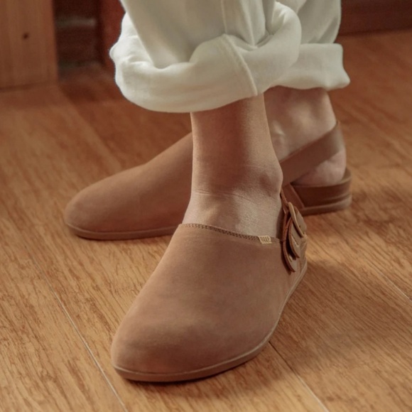 NWT REEF Cushion Sage SE Slip On Clogs Coffee‎ Espresso Suede 9 - Picture 2 of 12